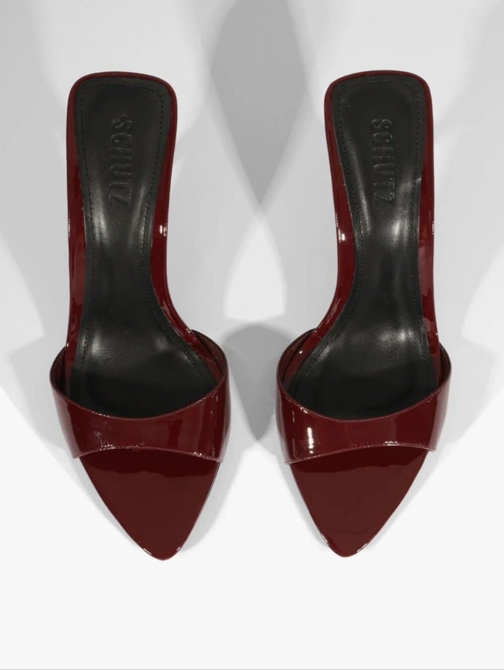 Elodie Leather Sandal - Red Leather High Heel